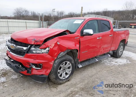 2017 Chevrolet Colorado Lt из США, поврежденный, VIN 1GCPTCE15H1210043